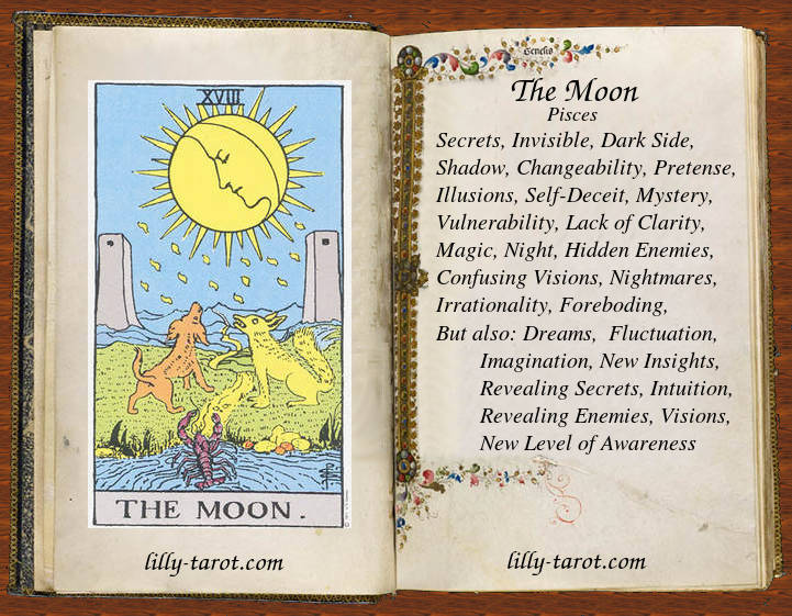 The Moon: Secrets, Illusions, Lack of Clarity Meaning of The Moon