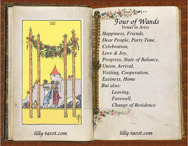 Meaning of Four of Wands